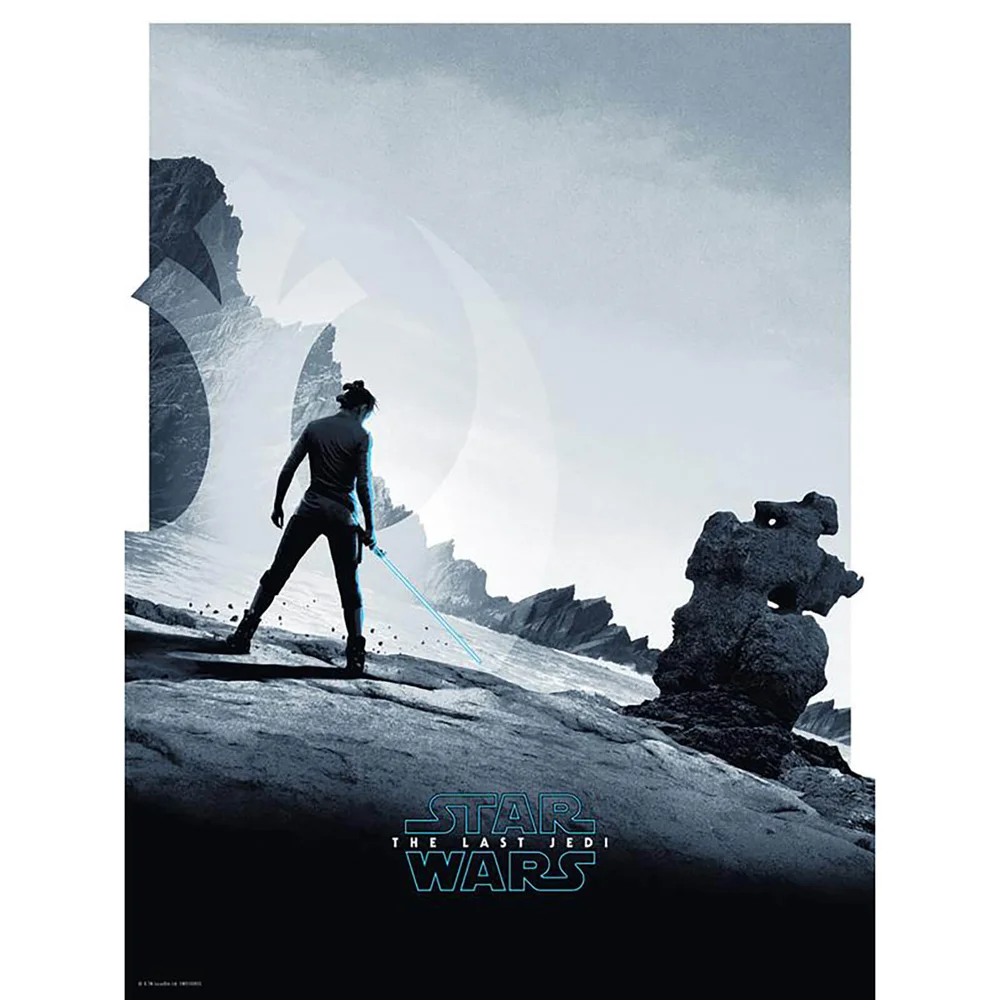 Star Wars The Last Jedi "Rey" 18x24 Screenprint by Matt Ferguson Image 1