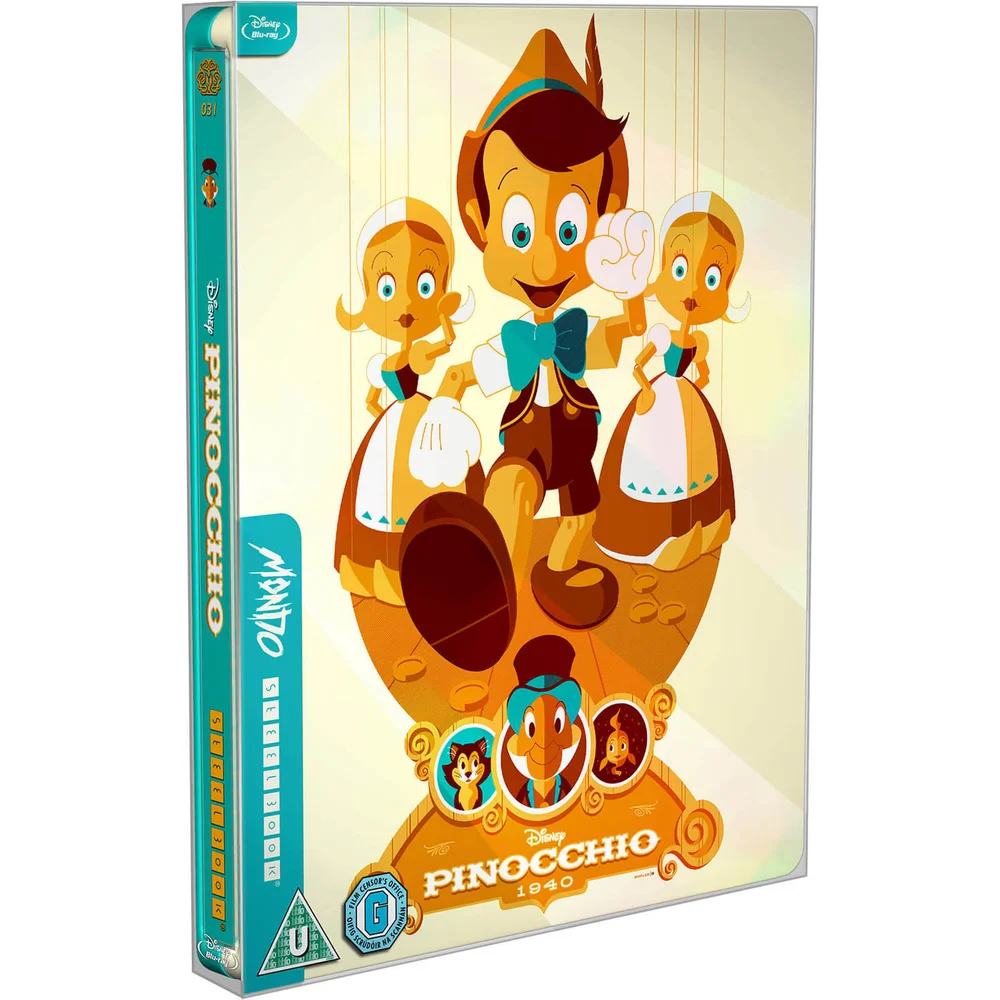 Pinocchio - Mondo #31 Zavvi UK Exclusive Limited Edition Steelbook Image 1