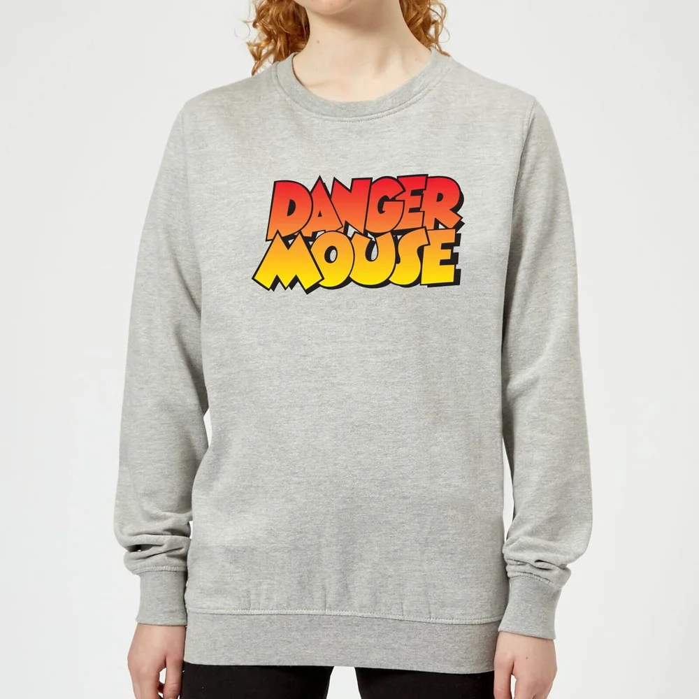 Danger Mouse Colour Logo Women's Sweatshirt - Grey - 3XL Image 1