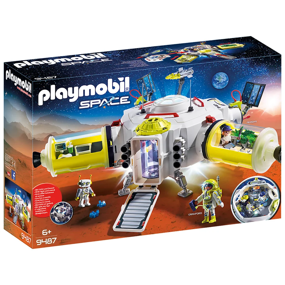 Playmobil Space Mars Space Station with Functioning Double Laser Shooter (9487) Image 1