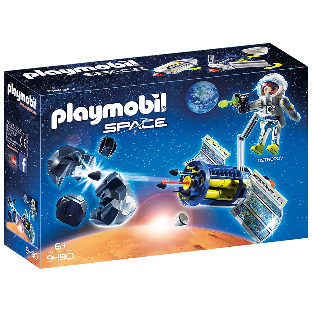Playmobil Space Satellite Meteoroid Laser with Working Cannon (9490) Image 1