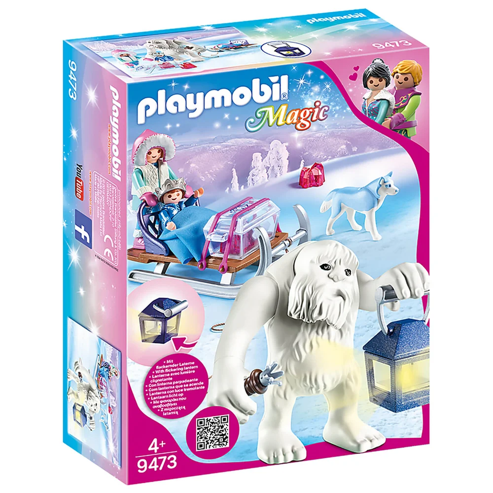 Playmobil Magic Yeti with Sleigh with Luminous Lantern (9473) Image 1
