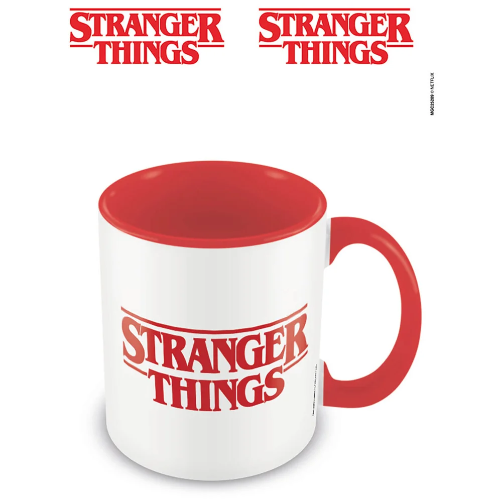 Stranger Things (Logo) Red Inner Mug Image 1