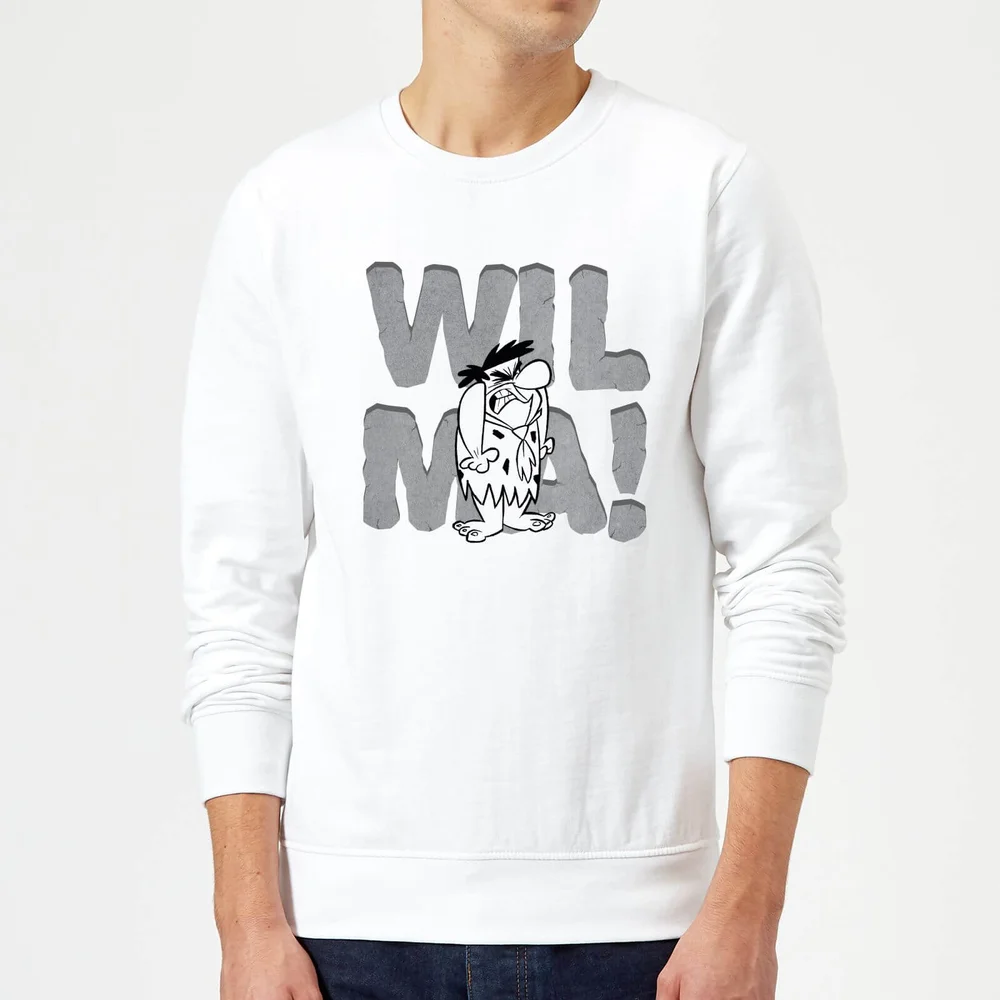 The Flintstones WILMA! Sweatshirt - White - S Image 1