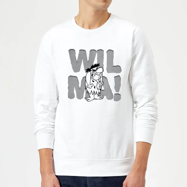 The Flintstones WILMA! Sweatshirt - White