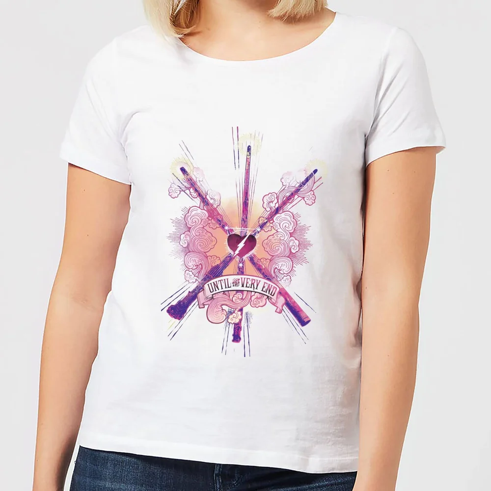 Harry Potter Until The Very End Women's T-Shirt - White - S Image 1