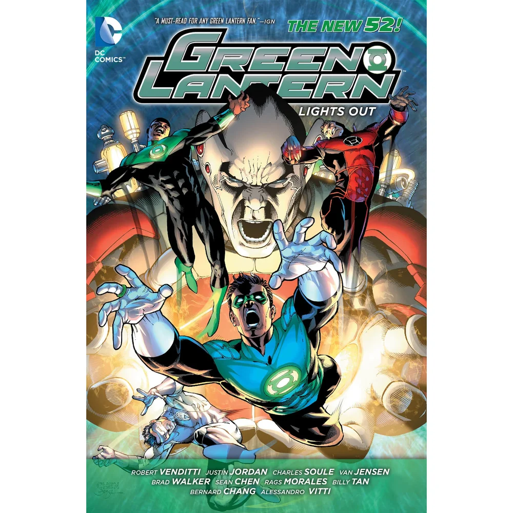 DC Comics - Green Lantern Lights Out Hard Cover (N52) Image 1