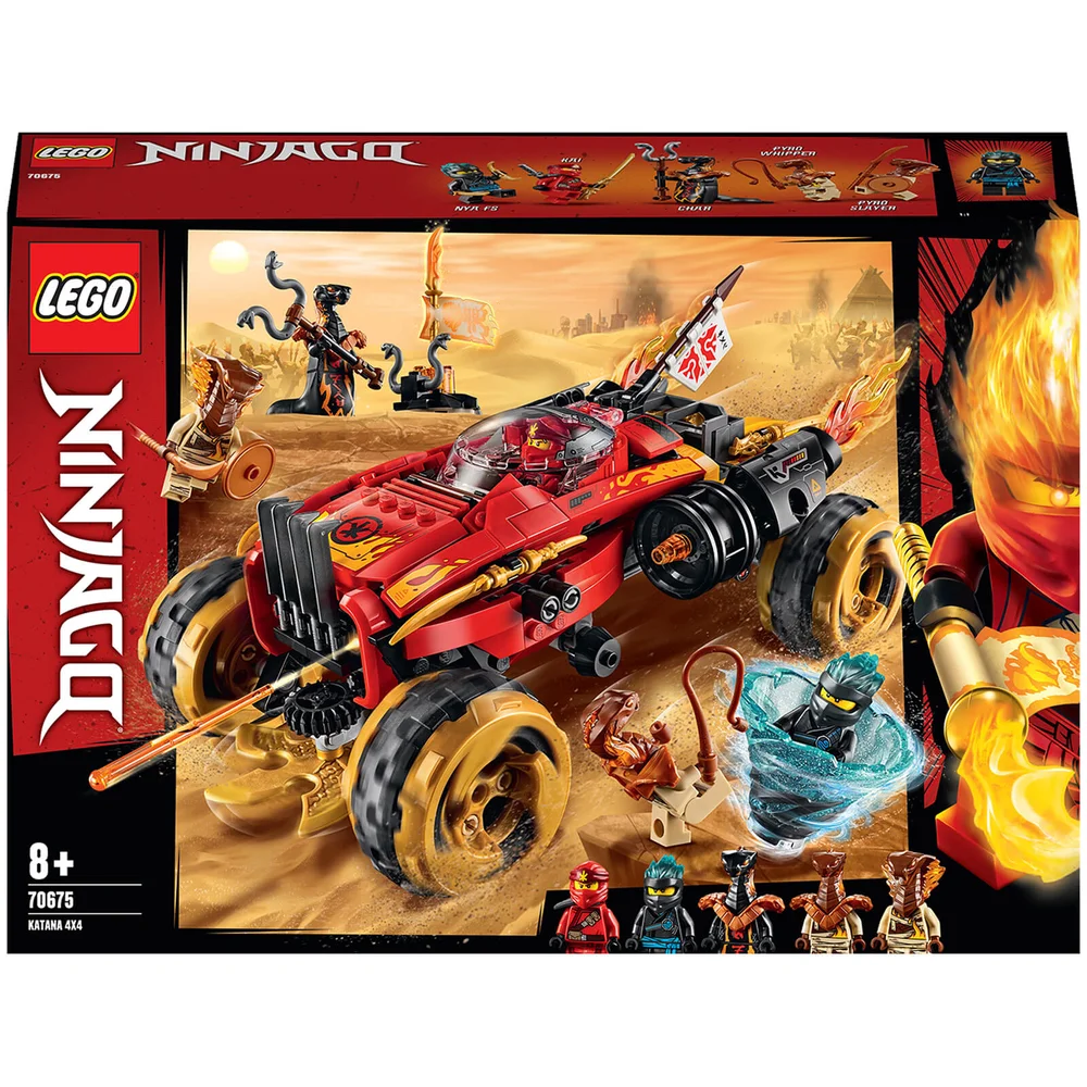 LEGO NINJAGO: Katana 4x4 Vehicle Toy with 5 Minifigures: (70675) Image 1