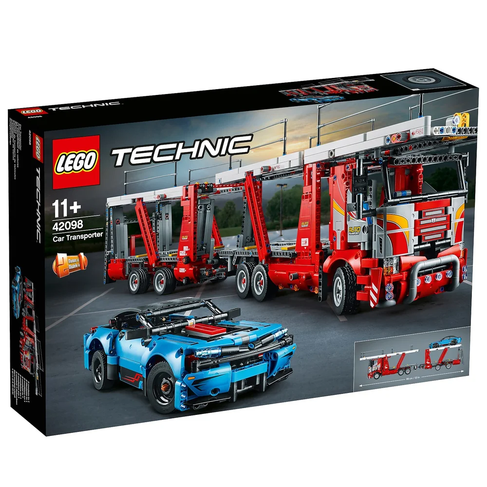 LEGO Technic: Car Transporter 2 in 1 Truck Set (42098) Image 1