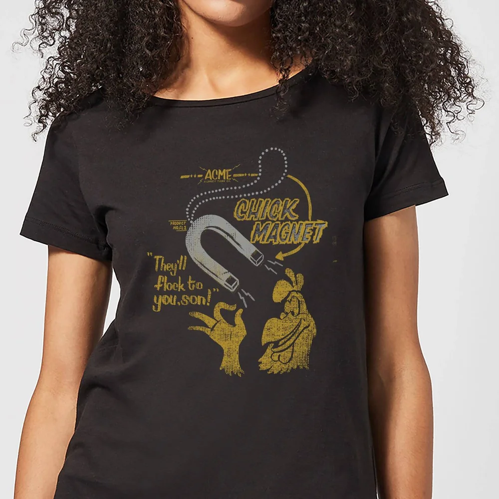 Looney Tunes ACME Chick Magnet Women's T-Shirt - Black - S Image 1