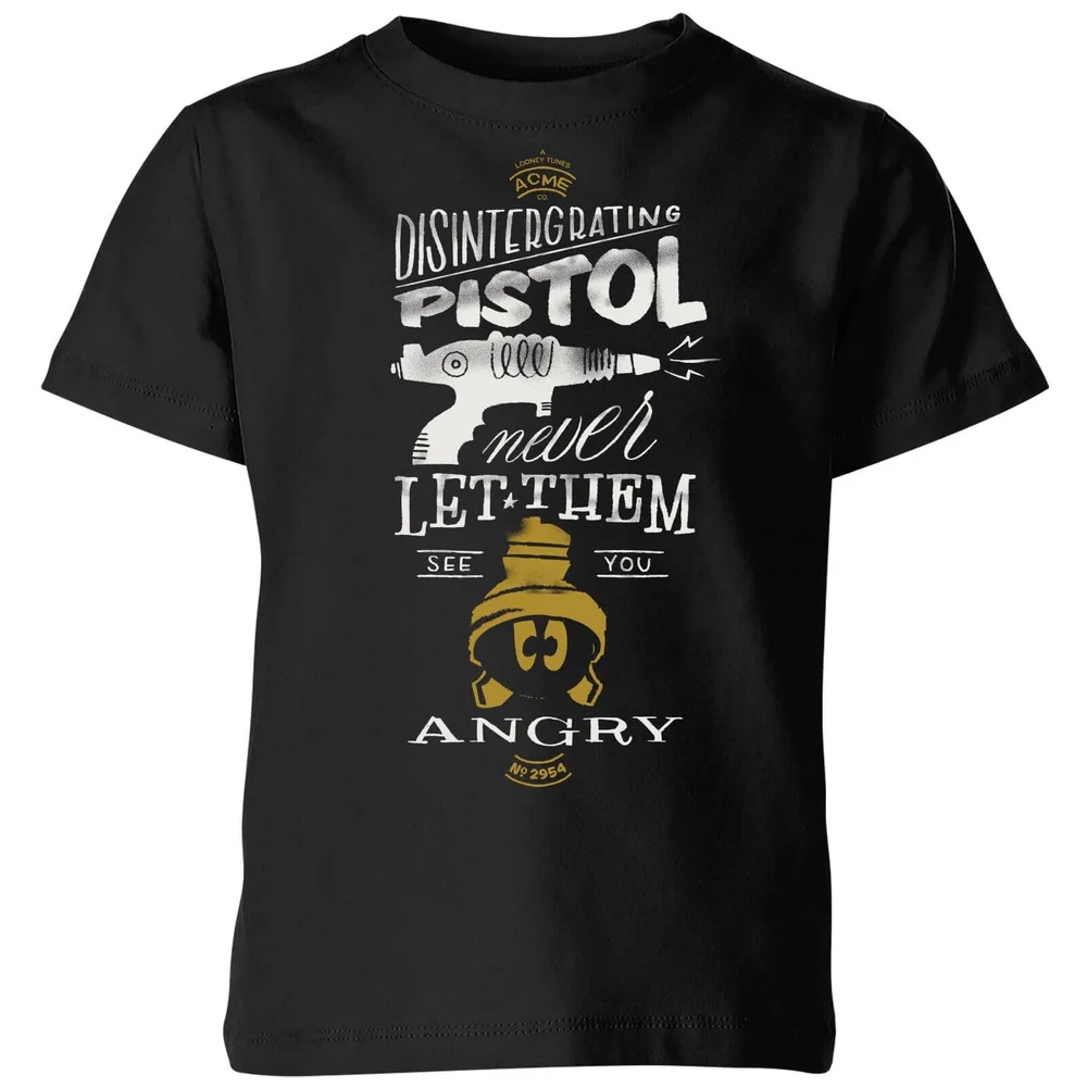 Looney Tunes ACME Disintegrating Pistol Kids' T-Shirt - Black - 3-4 Years Image 1