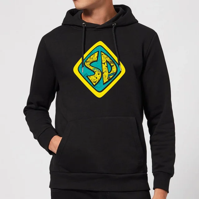 Scooby Doo Emblem Hoodie - Black