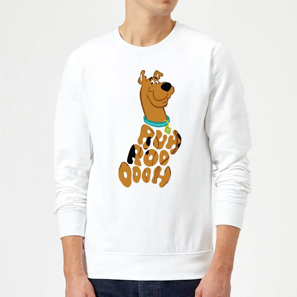 Scooby Doo RUHROOOOOH Sweatshirt - White - S Image 1