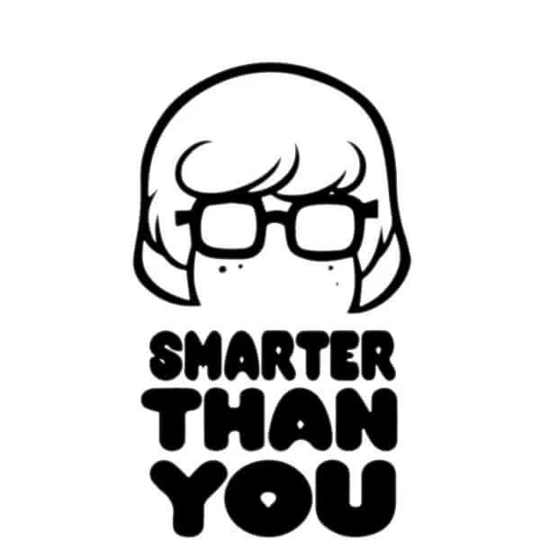 Scooby Doo Smarter Than You Sweatshirt - White