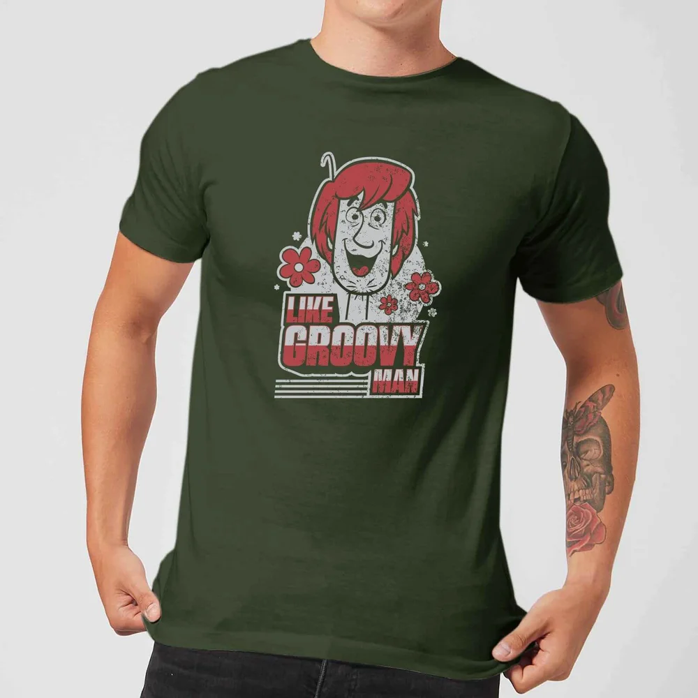 Scooby Doo Like, Groovy Man Men's T-Shirt - Forest Green - S Image 1