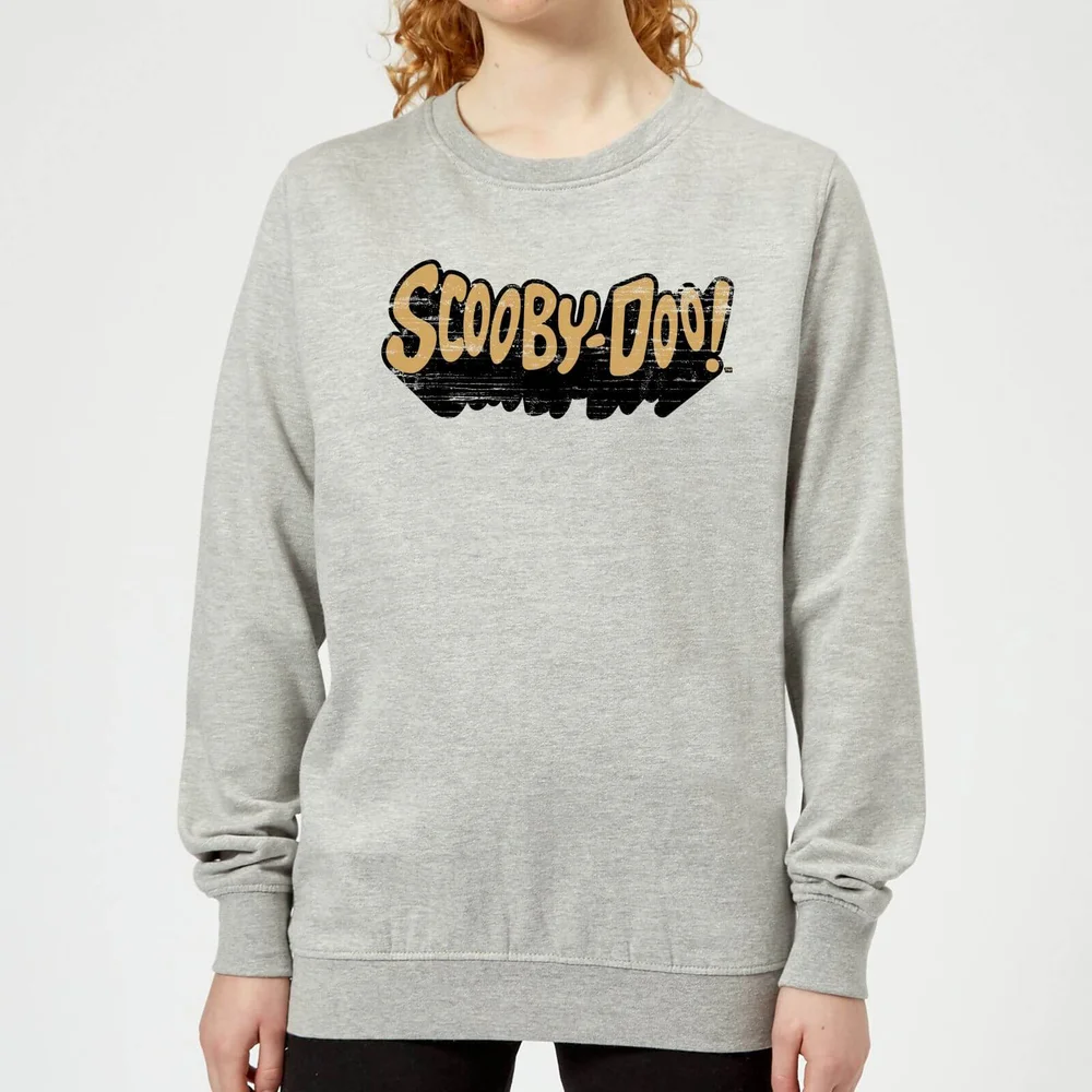 Scooby Doo Retro Colour Logo Women's Sweatshirt - Grey - 3XL - Grey Image 1