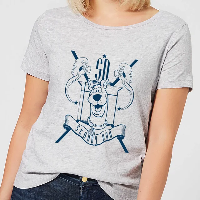 Scooby Doo Coat Of Arms Women's T-Shirt - Grey