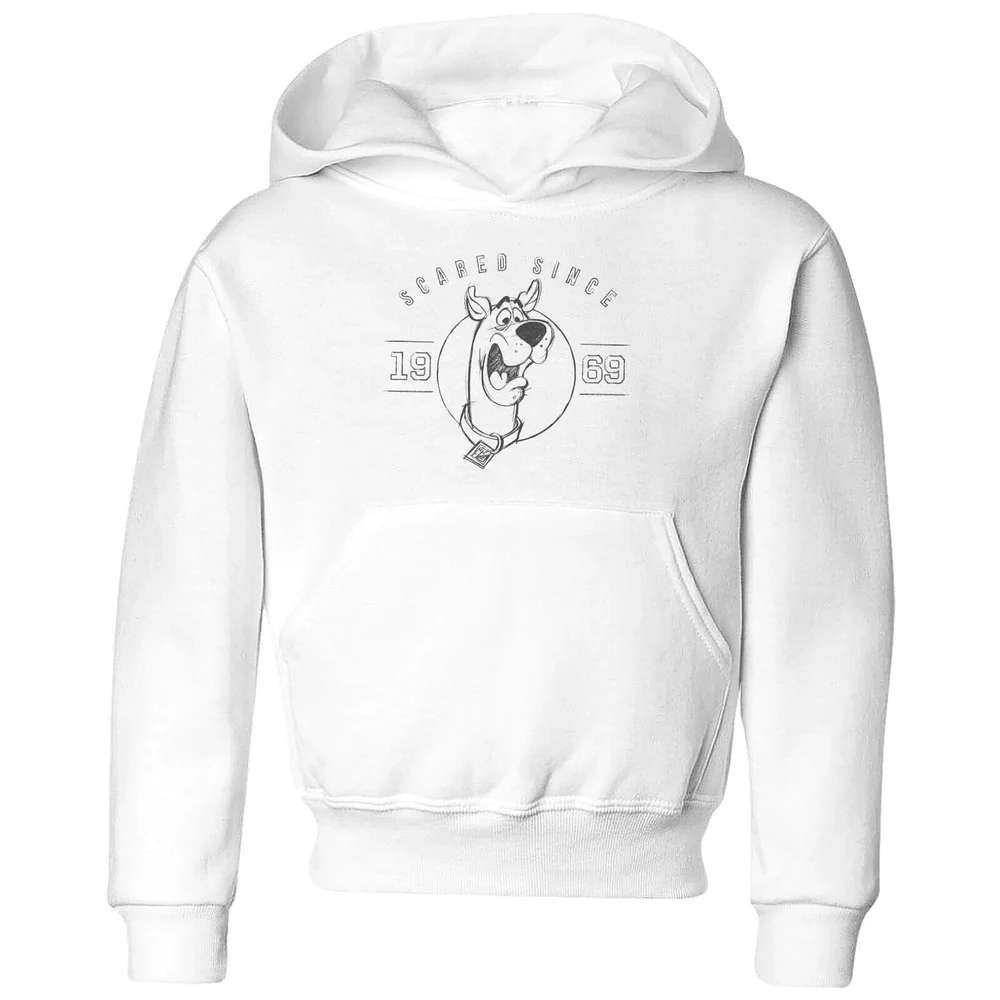 Scooby Doo Scared Since '69 Kids' Hoodie - White - 3-4 Years Image 1
