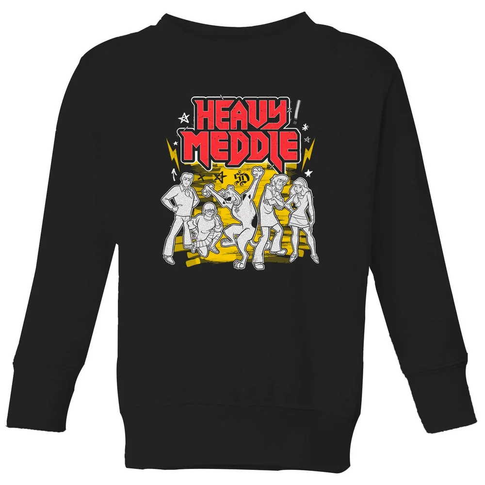 Scooby Doo Heavy Meddle Kids' Sweatshirt - Black - 3-4 Years Image 1