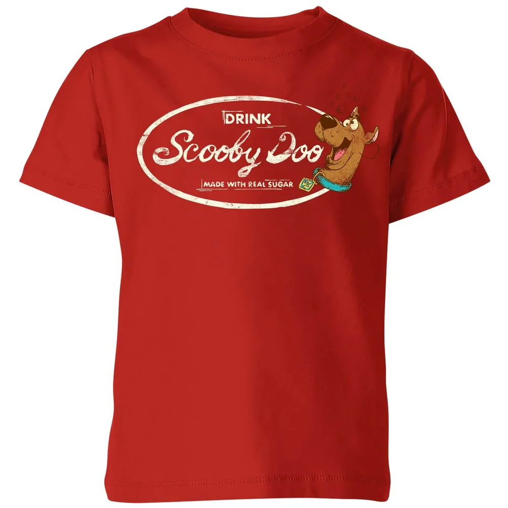 Scooby Doo Cola Kids' T-Shirt - Red - 3-4 Years Image 1