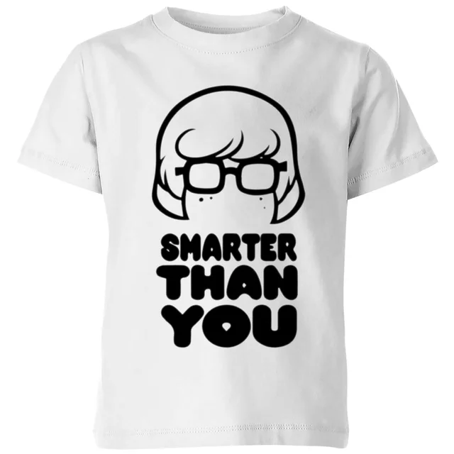 Scooby Doo Smarter Than You Kids' T-Shirt - White