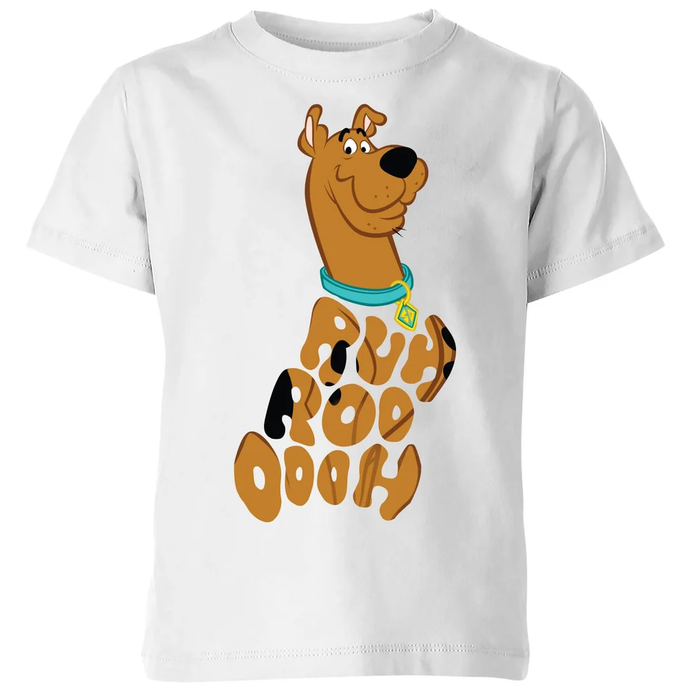 Scooby Doo RUHROOOOOH Kids' T-Shirt - White - 3-4 Years Image 1