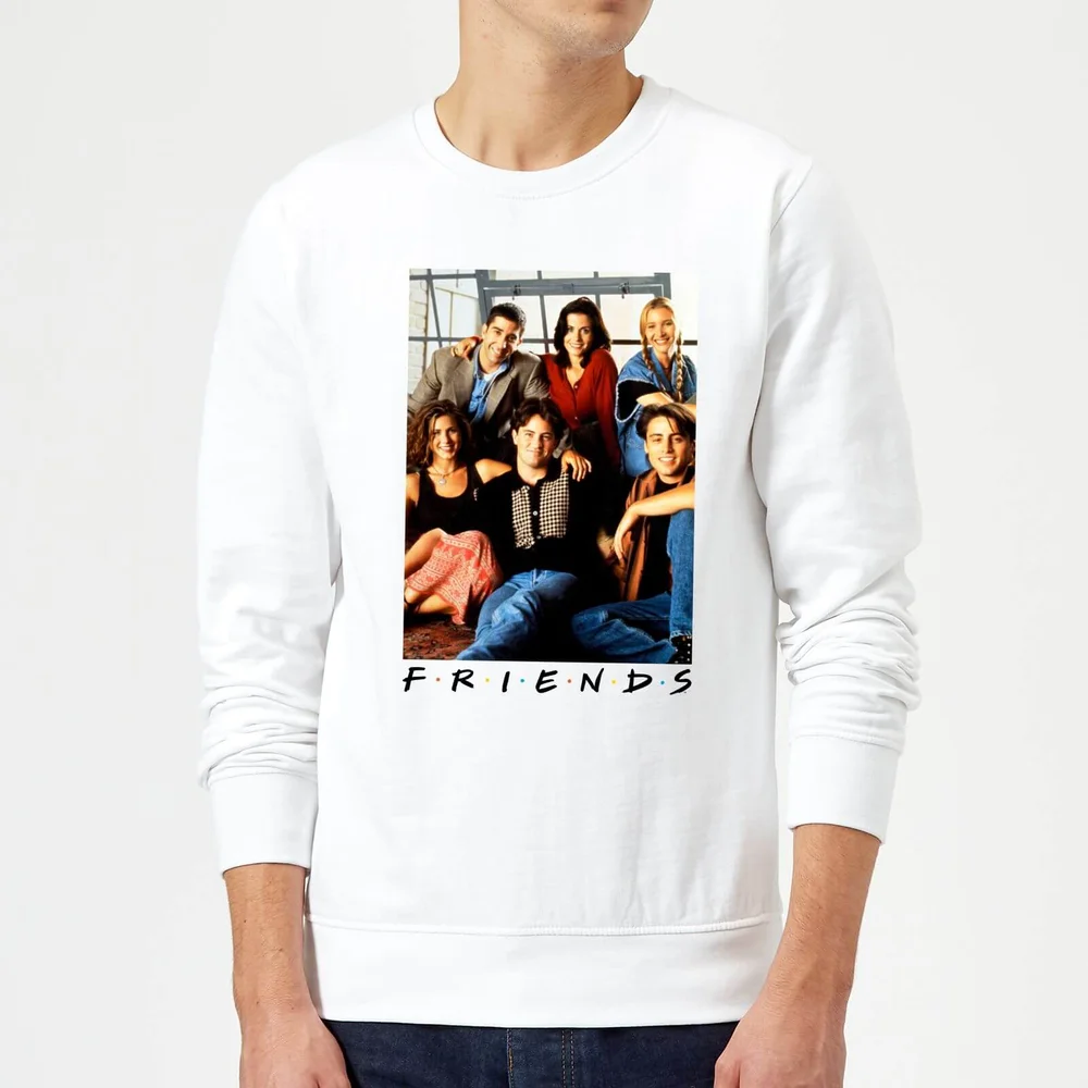 Friends Group Photo Sweatshirt - White - S Image 1