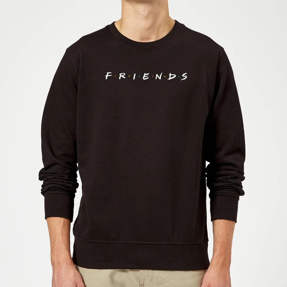 Friends Logo Contrast Sweatshirt - Black - S Image 1
