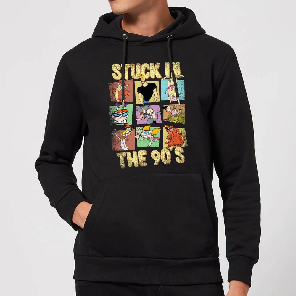 Cartoon Network Stuck In The 90s Hoodie - Black - M Image 1