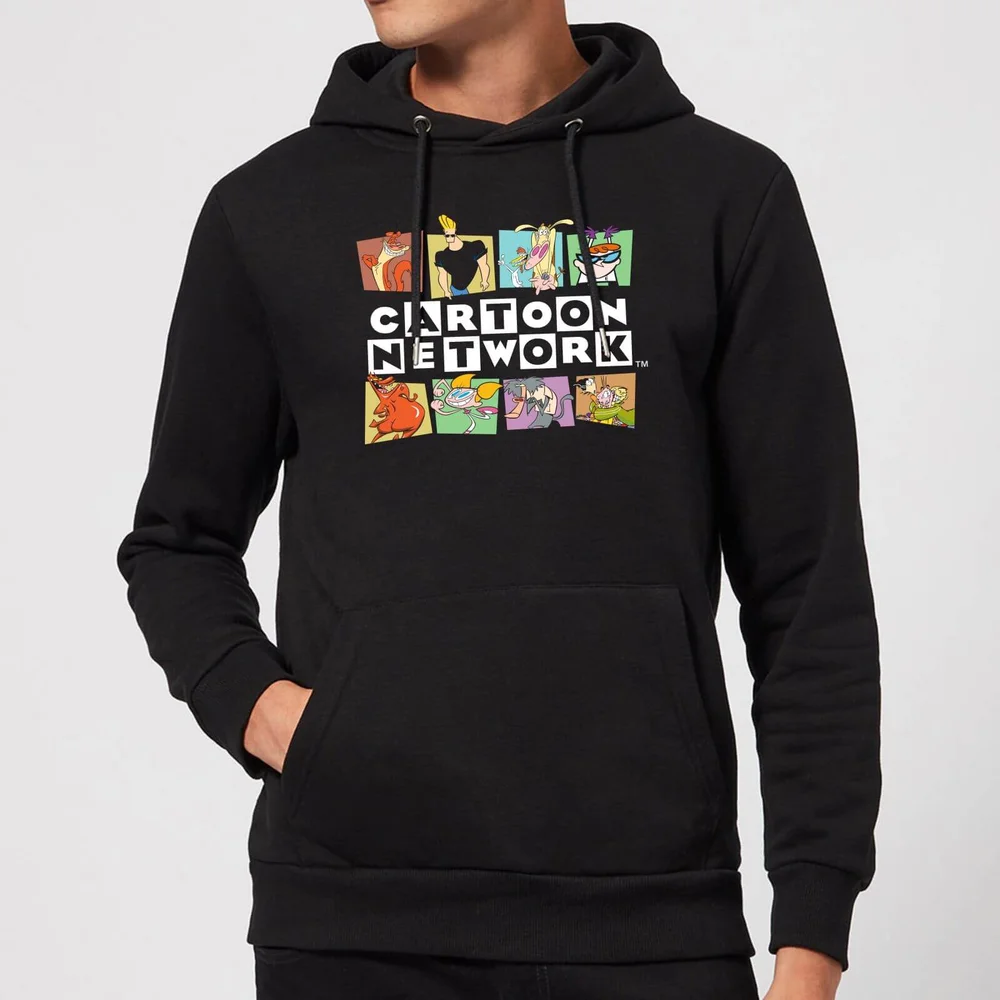 Cartoon Network Logo Characters Hoodie - Black - M Image 1