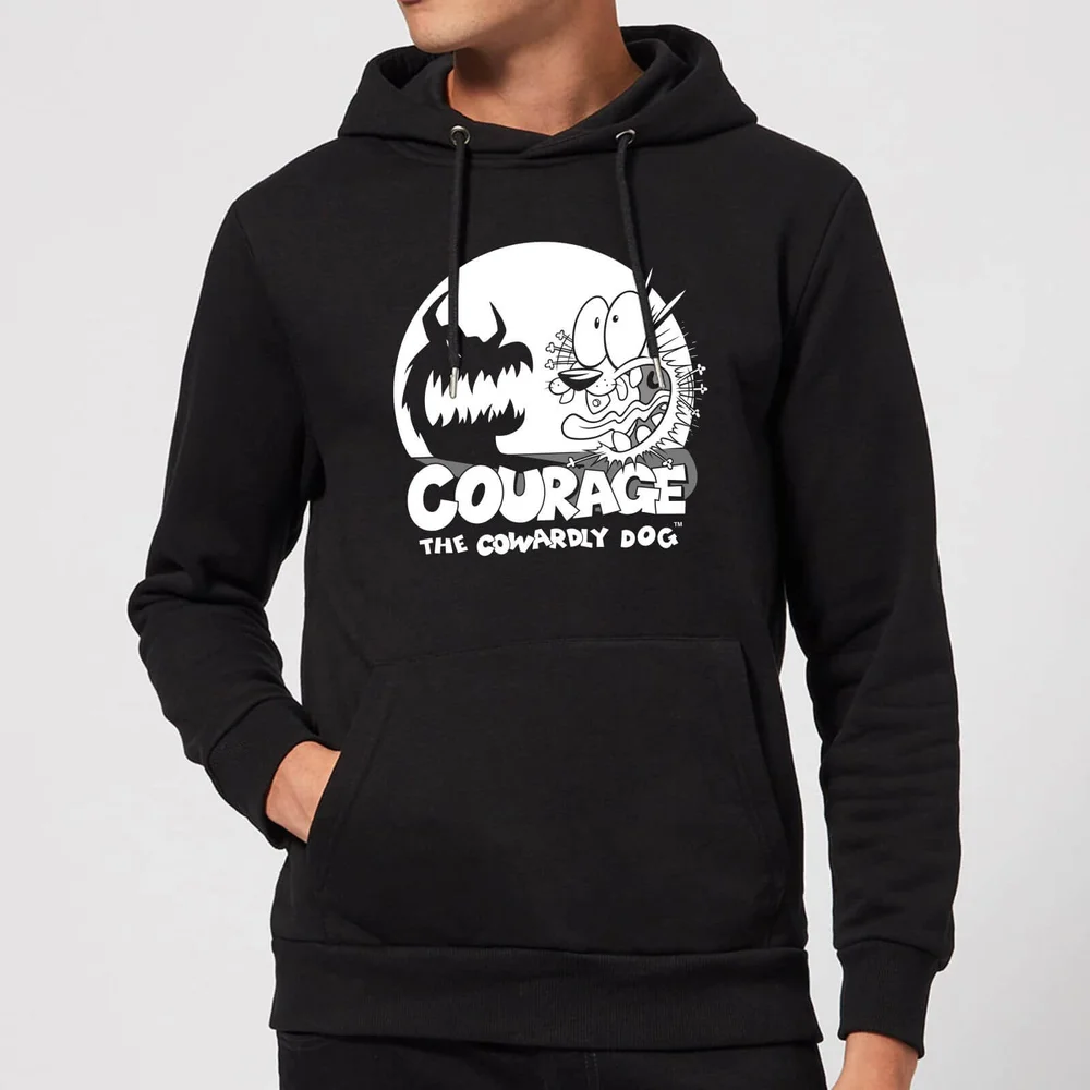 Courage The Cowardly Dog Spotlight Hoodie - Black - M Image 1