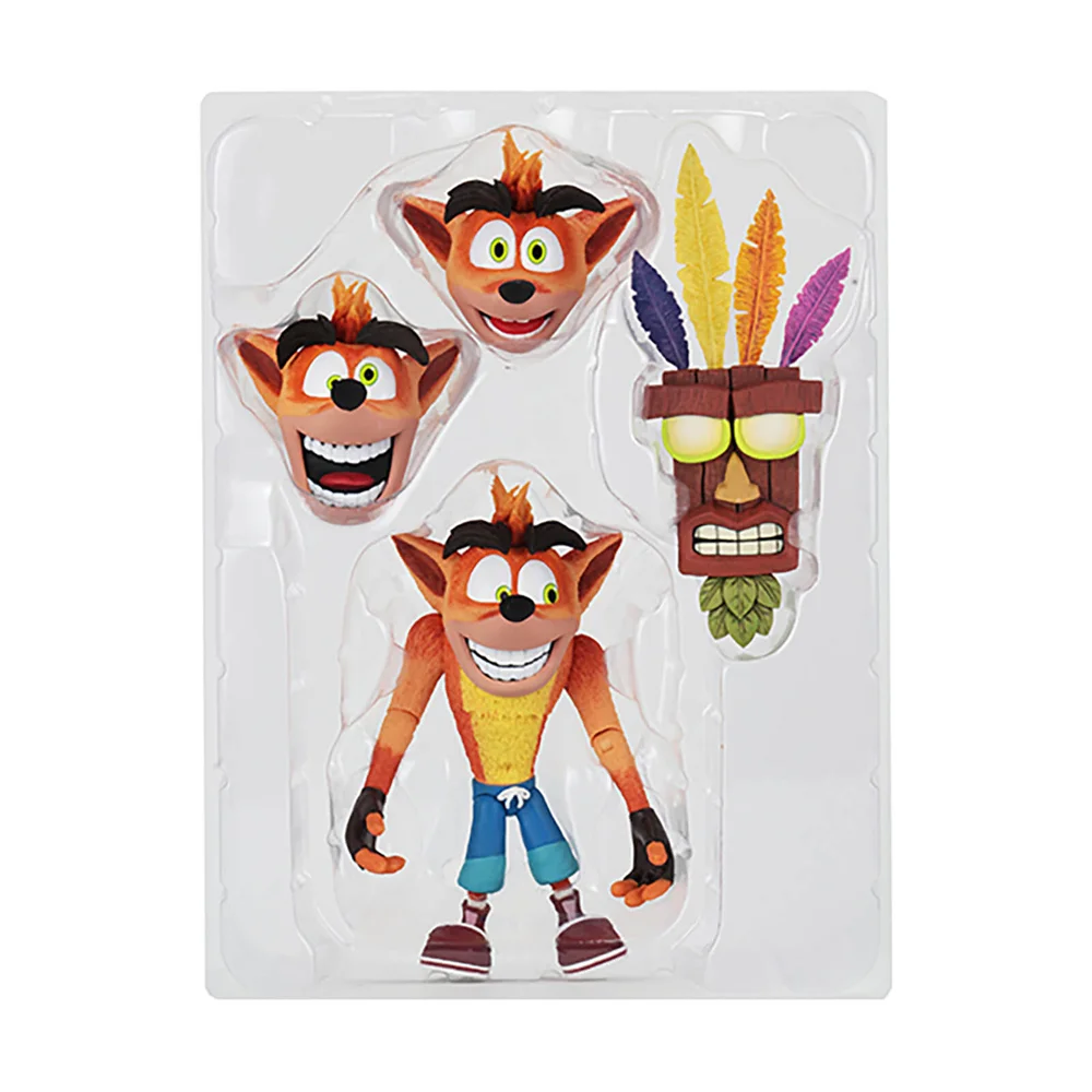 NECA Crash Bandicoot - 7" Scale Action Figure- Ultra Deluxe Crash Image 1