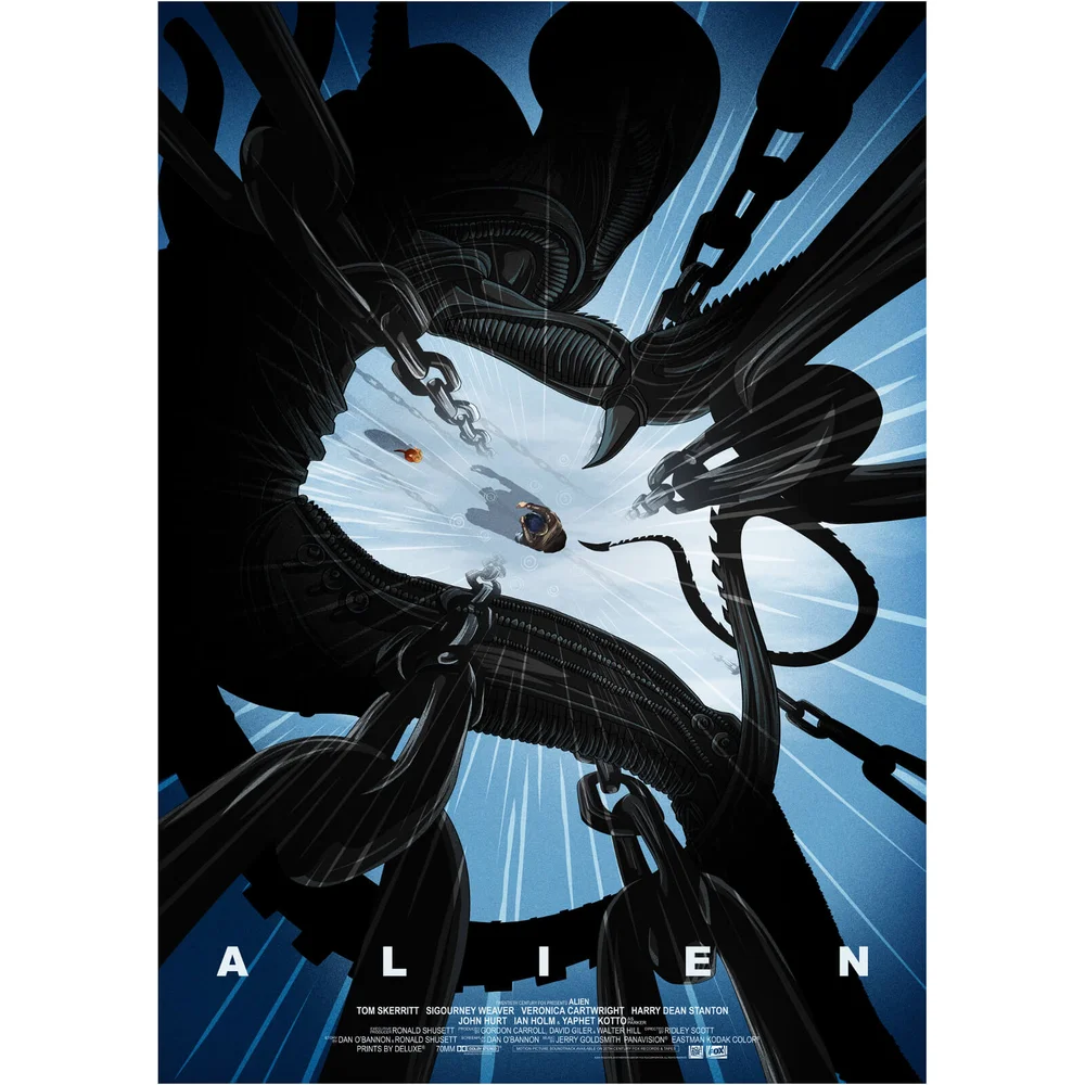 Alien Giclee by Pete Ware - Zavvi Exclusive Image 1