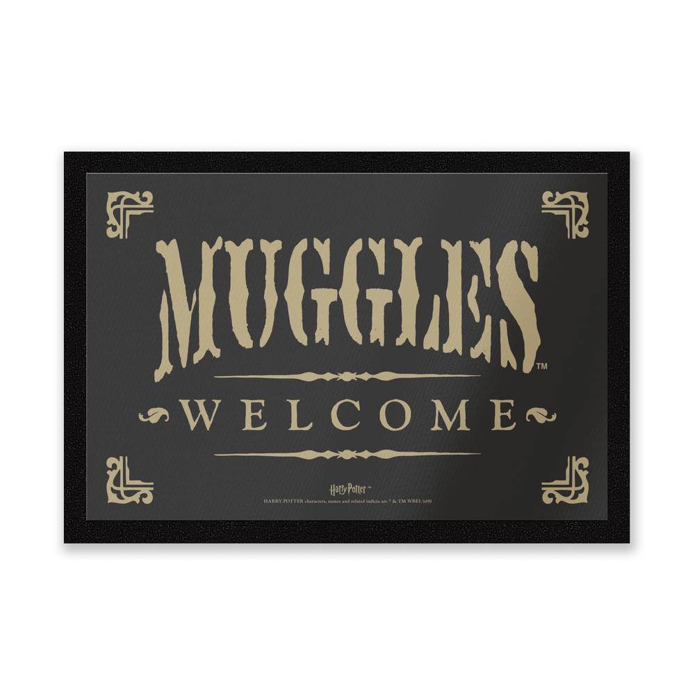 Harry Potter Muggles Welcome Entrance Mat Image 1