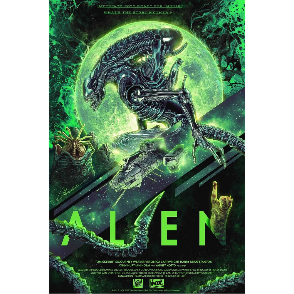 Alien Fine Art Giclee Image 1