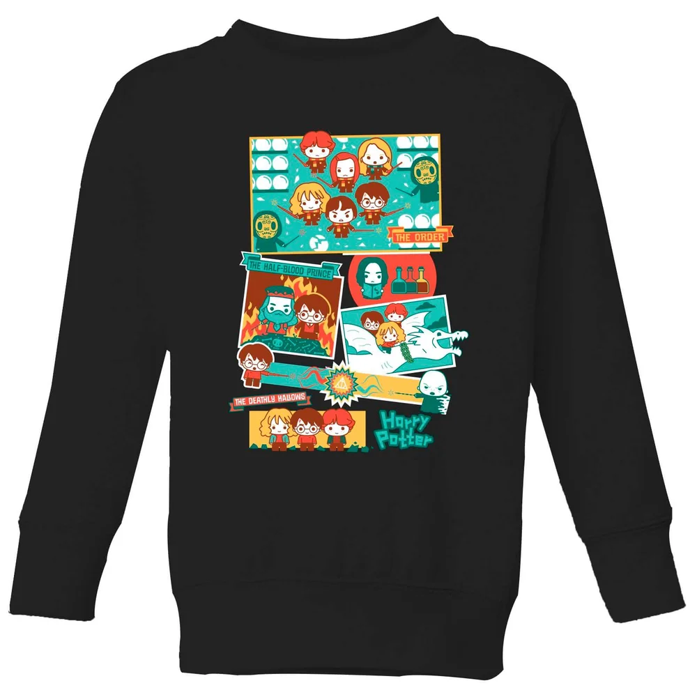 Harry Potter Kids Cute Films Kids' Sweatshirt - Black - 3-4 Years Image 1