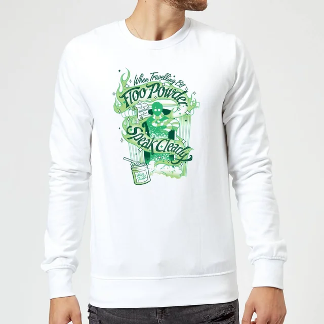 Harry Potter Floo Powder Sweatshirt - White