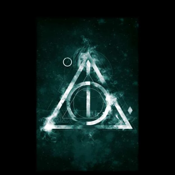 Harry Potter Hallows Painted Sweatshirt - Black