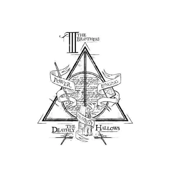 Harry Potter Three Dragons White Sweatshirt - White