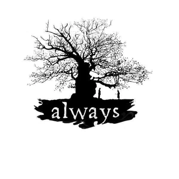Harry Potter Always Tree Sweatshirt - White