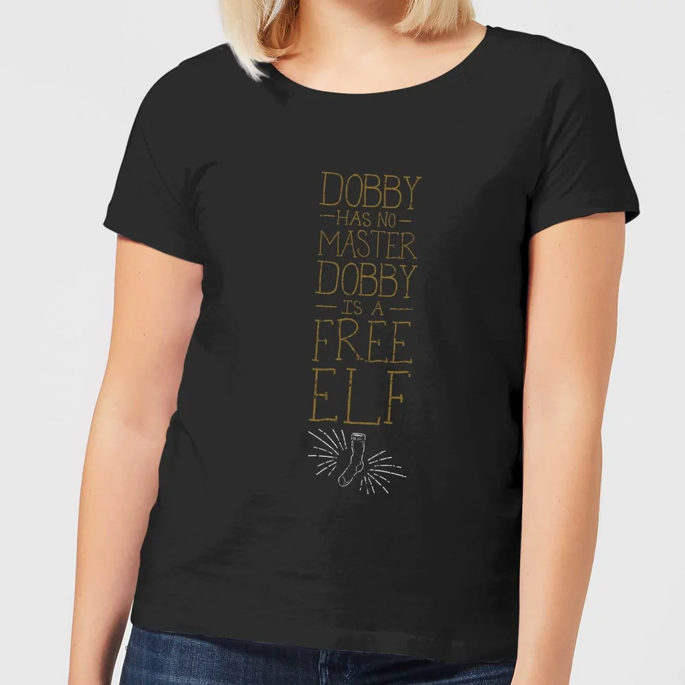 Harry Potter Dobby Is A Free Elf Women's T-Shirt - Black - S Image 1