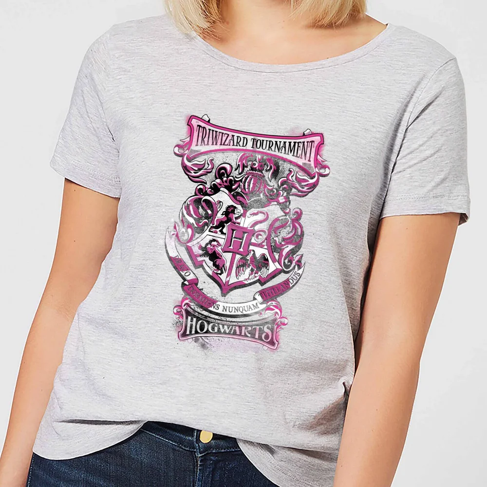 Harry Potter Triwizard Tournament Hogwarts Women's T-Shirt - Grey - XS Image 1