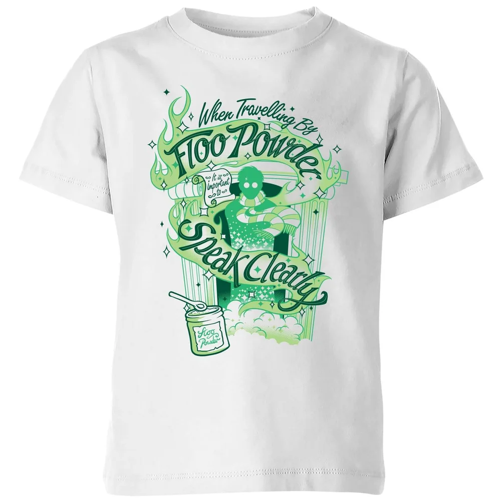 Harry Potter Floo Powder Kids' T-Shirt - White - 3-4 Years Image 1
