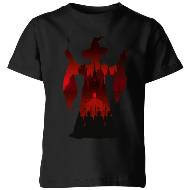 Harry Potter McGonagall Silhouette Kids' T-Shirt - Black