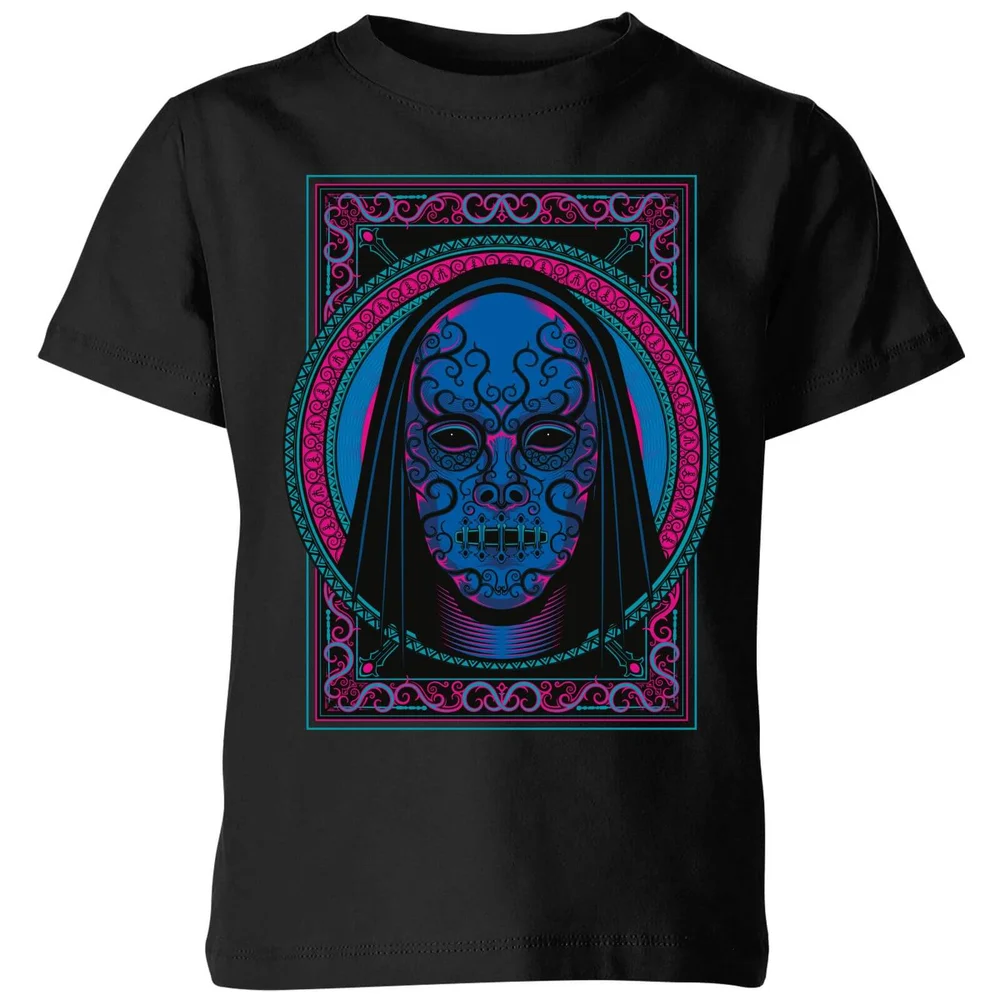 Harry Potter Death Mask Kids' T-Shirt - Black - 3-4 Years Image 1