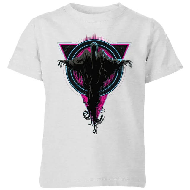 Harry Potter Dementor Neon Kids' T-Shirt - Grey