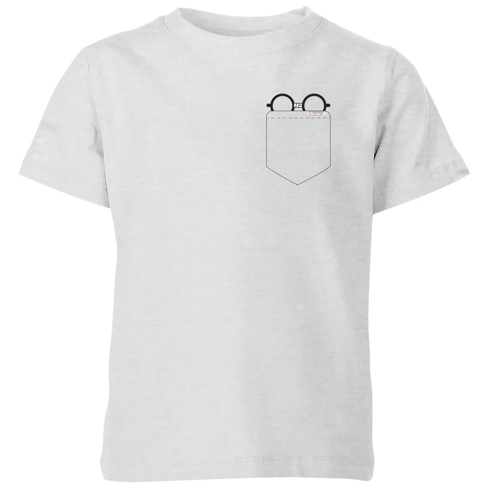 Harry Potter Harry Potter Pocket Glasses Kids' T-Shirt - Grey - 3-4 Years Image 1
