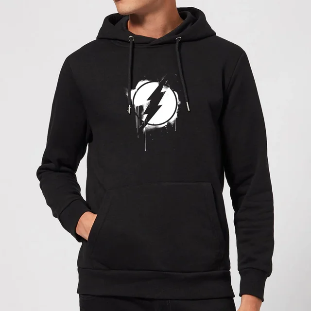 Justice League Graffiti The Flash Hoodie - Black