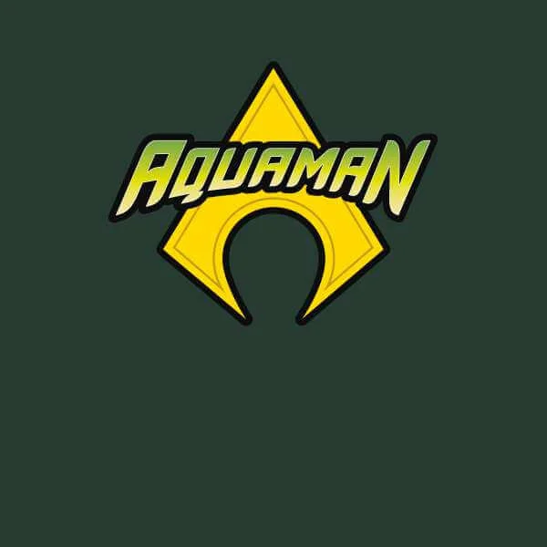 Justice League Aquaman Logo Hoodie - Forest Green