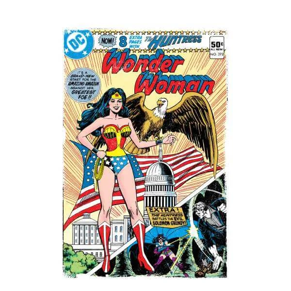 Justice League Wonder Woman Cover Sweatshirt - White